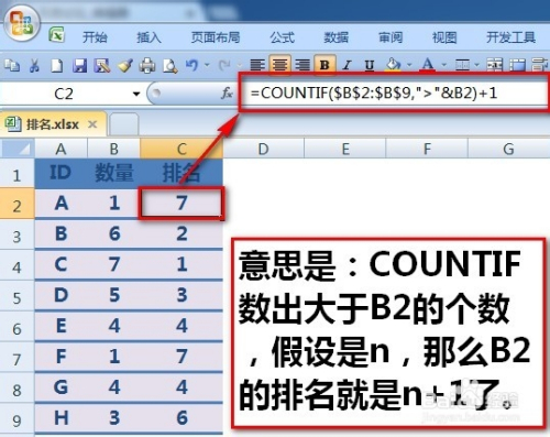 excel排名次函数公式，中国式排名