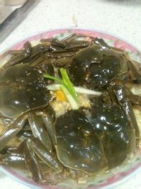 蒜香粉丝蒸大闸蟹