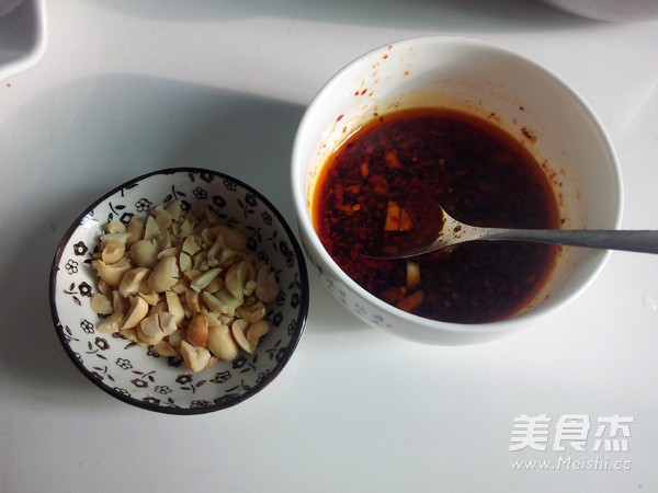 菠菜拌粉丝的做法