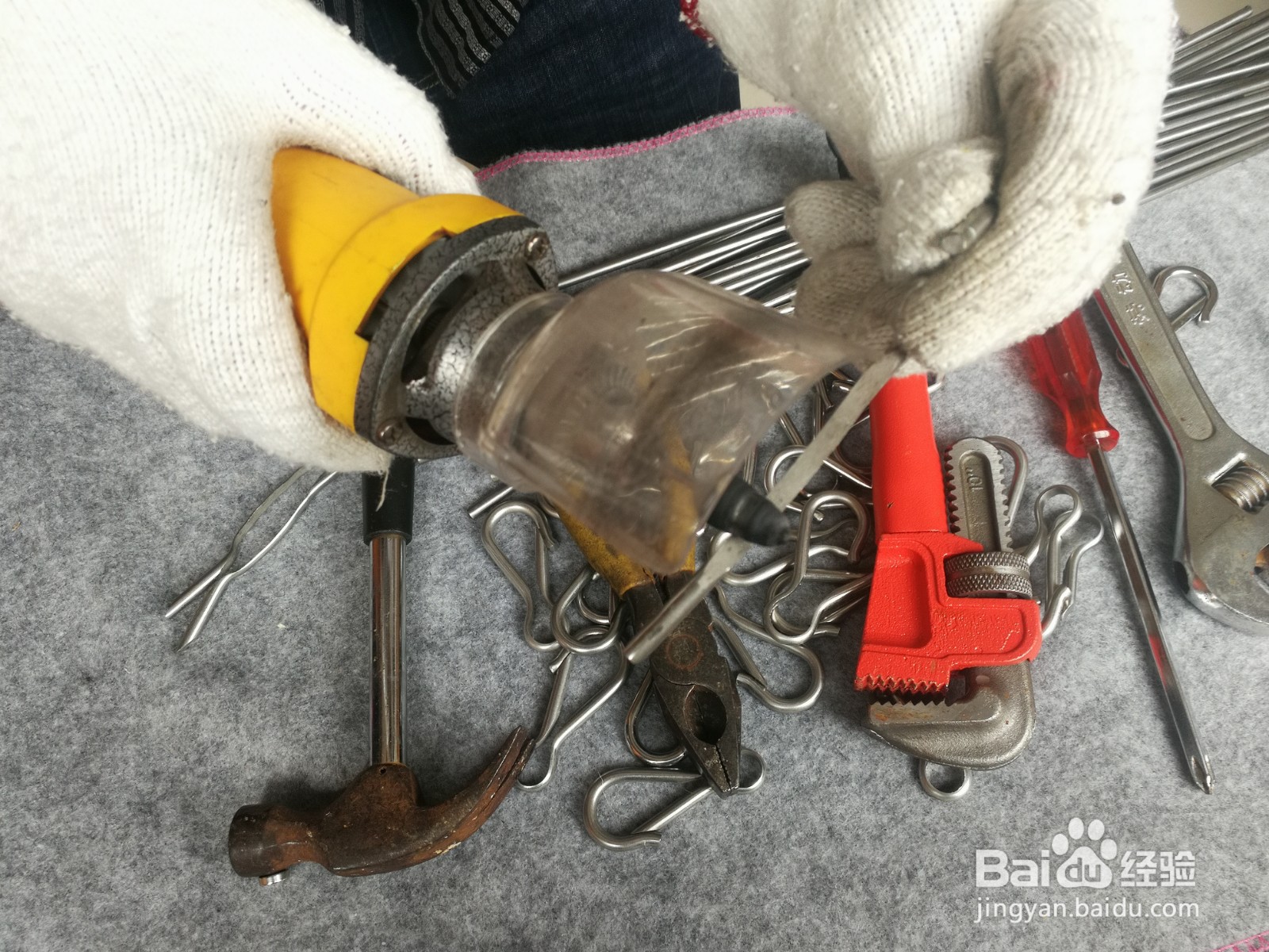 手工打造5毫米粗不锈钢钥匙扣 皇品堂钥匙扣