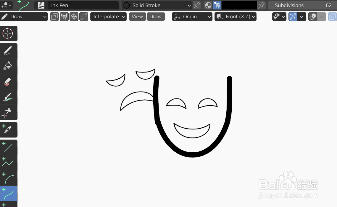 如何使用blender2.9快速设计面具图标简图模型
