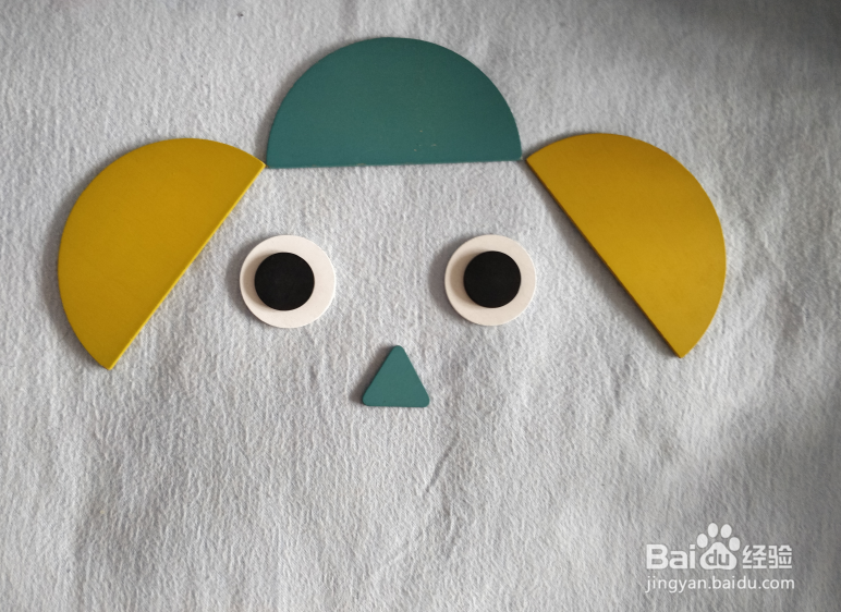 用彩色拼板怎样拼目瞪口呆的表情?