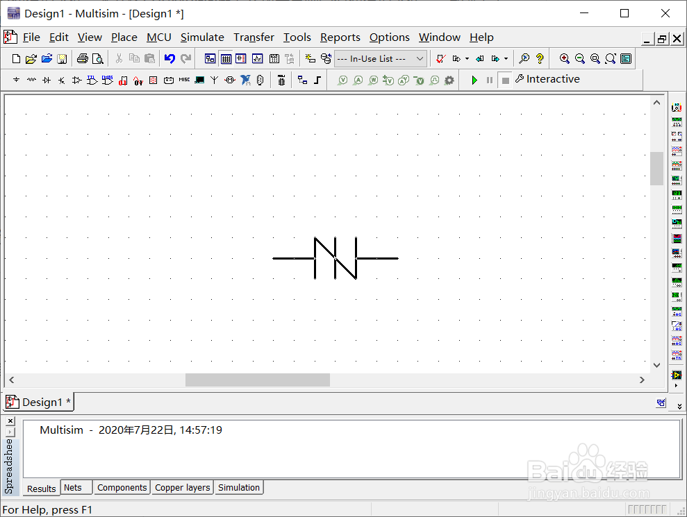 Multisim怎么放置晶闸管浪涌保护器件？