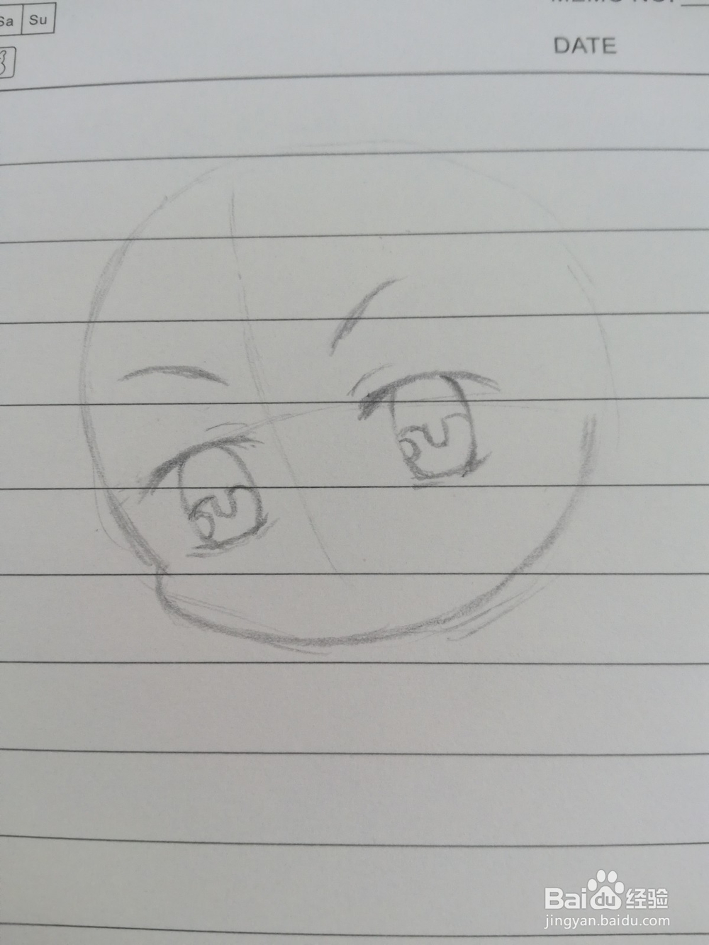 卡通Q版动漫人物头部画法