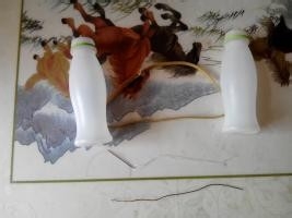 学前班手工：[1]双线拉力器