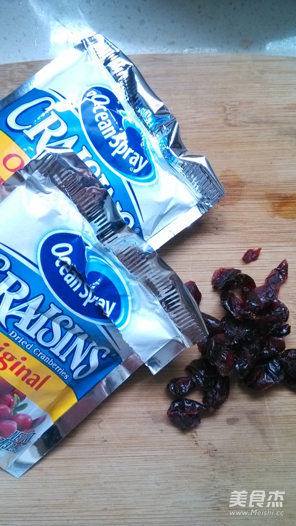 蔓越莓馒头的做法