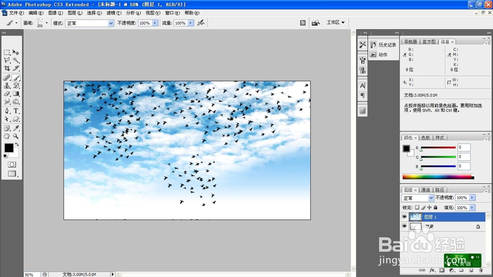 如何用PS软件自定义画笔呢