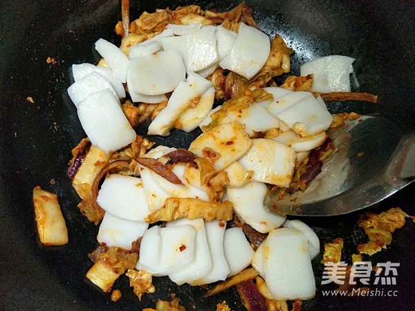 【果子木】韩式辣白菜炒年糕