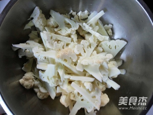 素炒花菜的做法