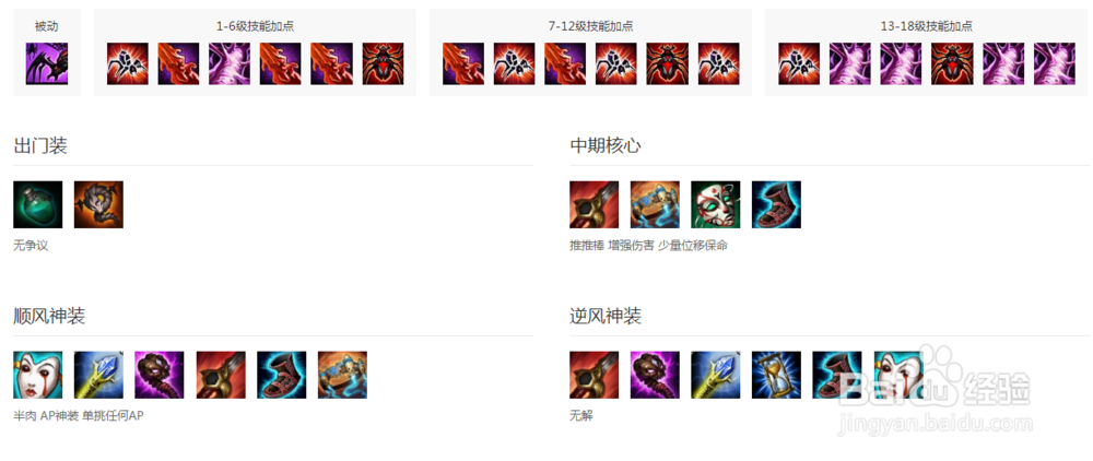 英雄联盟LOL蜘蛛女皇伊莉丝的符文天赋技能技巧