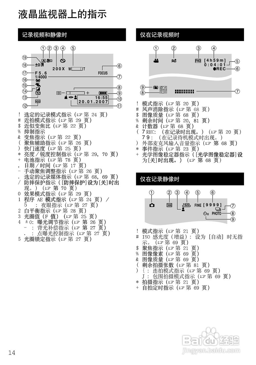 JVC GZ-HD7AG/AH摄像机使用说明书:[2]