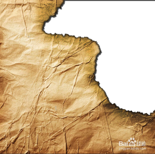 如何用ps制作纸张被火烧过的痕迹
