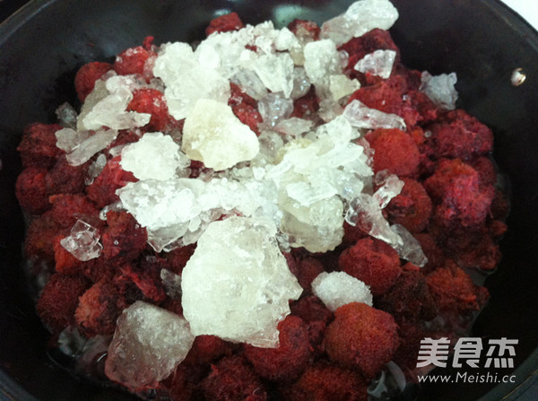 冰糖杨梅酱的做法