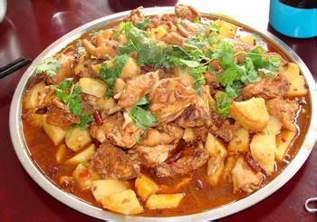 清真菜：[2]新疆大盘鸡