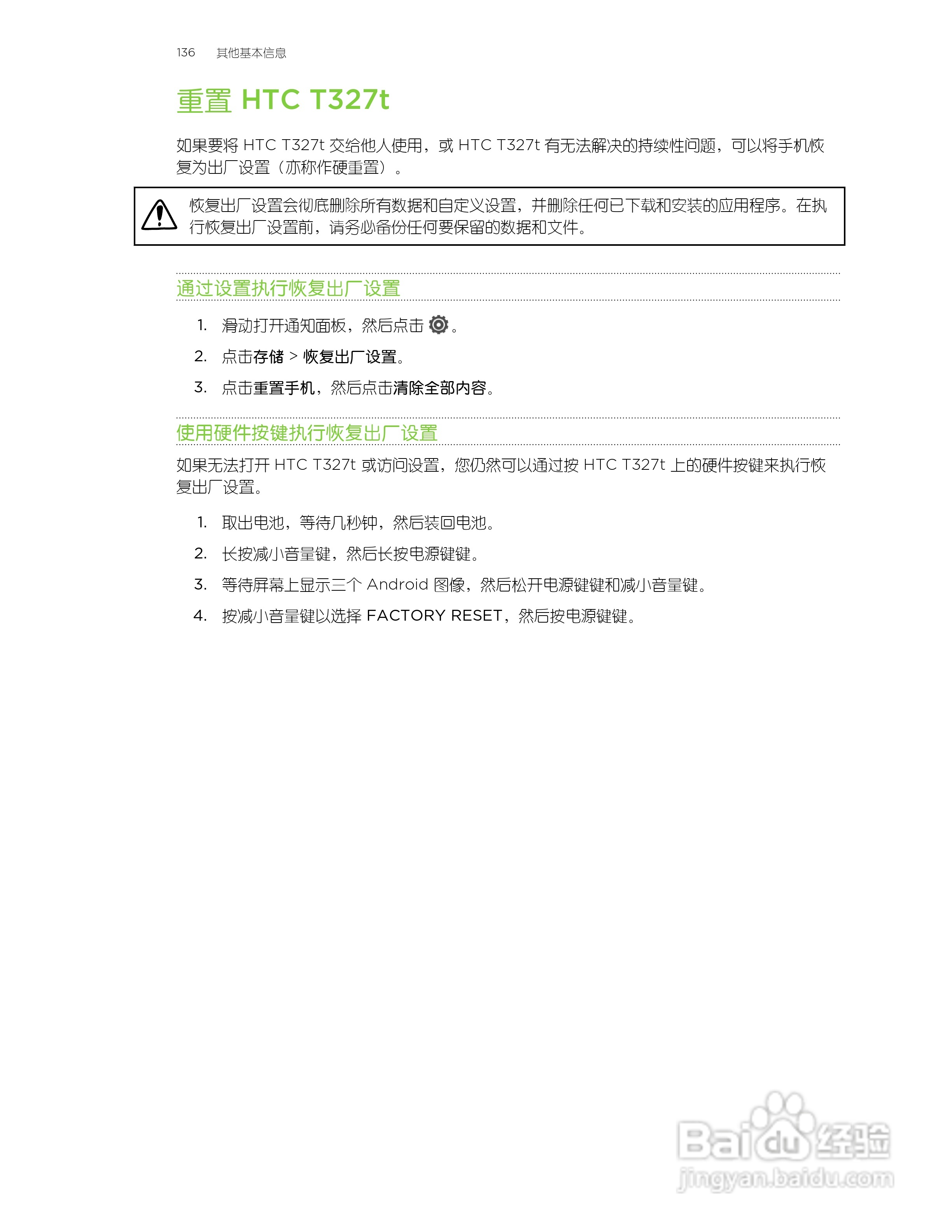 多普达HTC T327t手机使用说明书:[14]