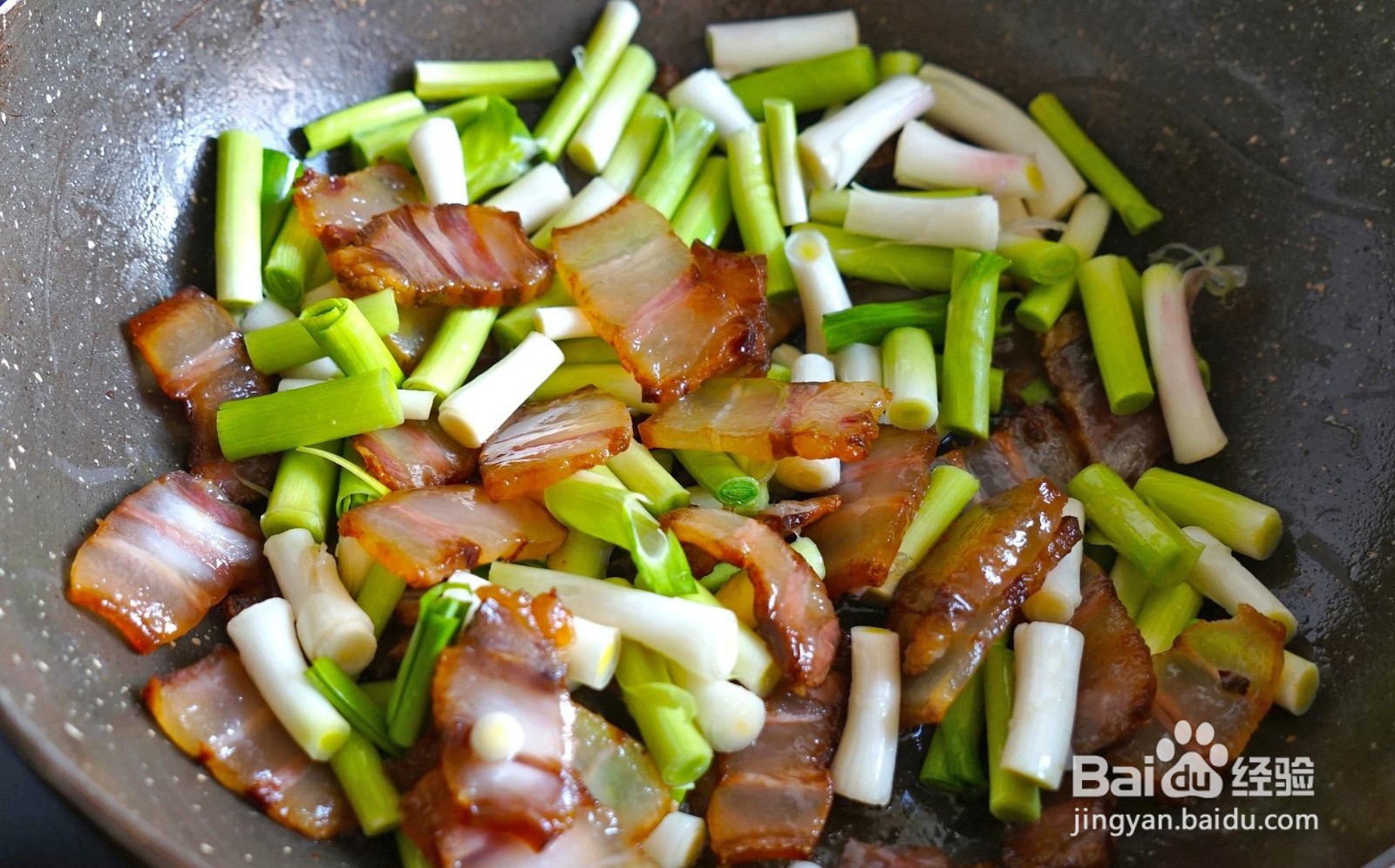 腊肉炒大蒜的做法