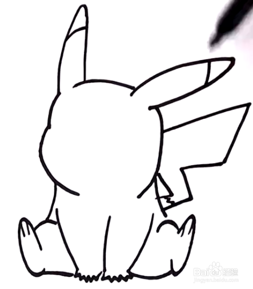 皮卡丘的简笔画怎么画