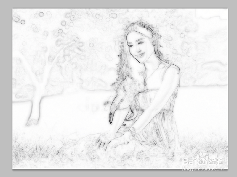 人像ps中国画教程