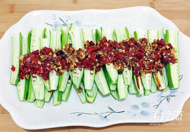 辣豆豉蒸秋葵