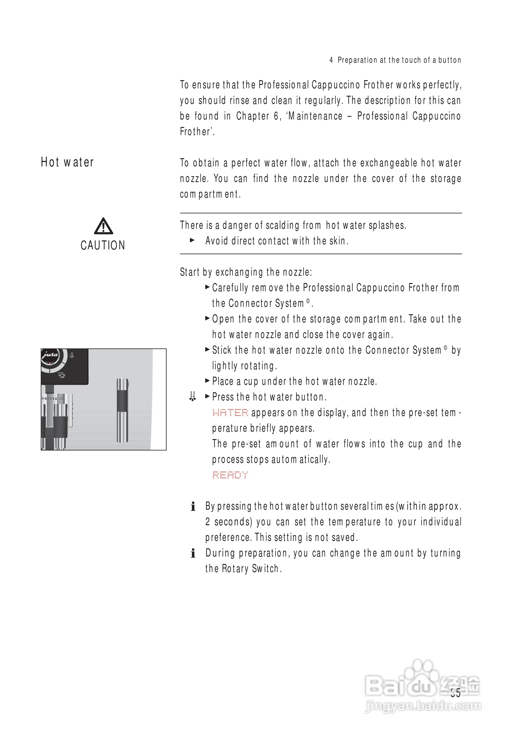 JURA IMPRESSA J5咖啡机使用手册:[2]