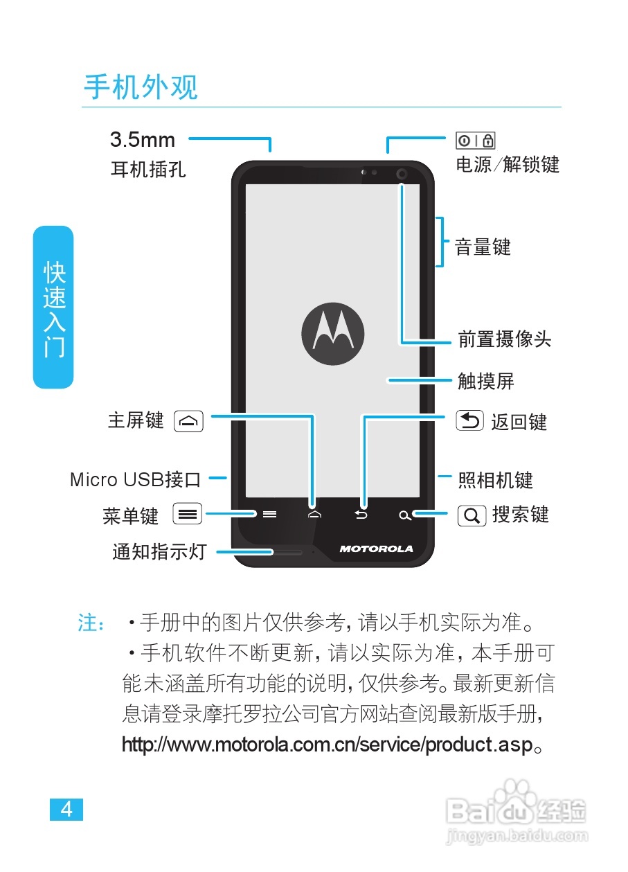 摩托罗拉XT685手机使用说明书:[1]