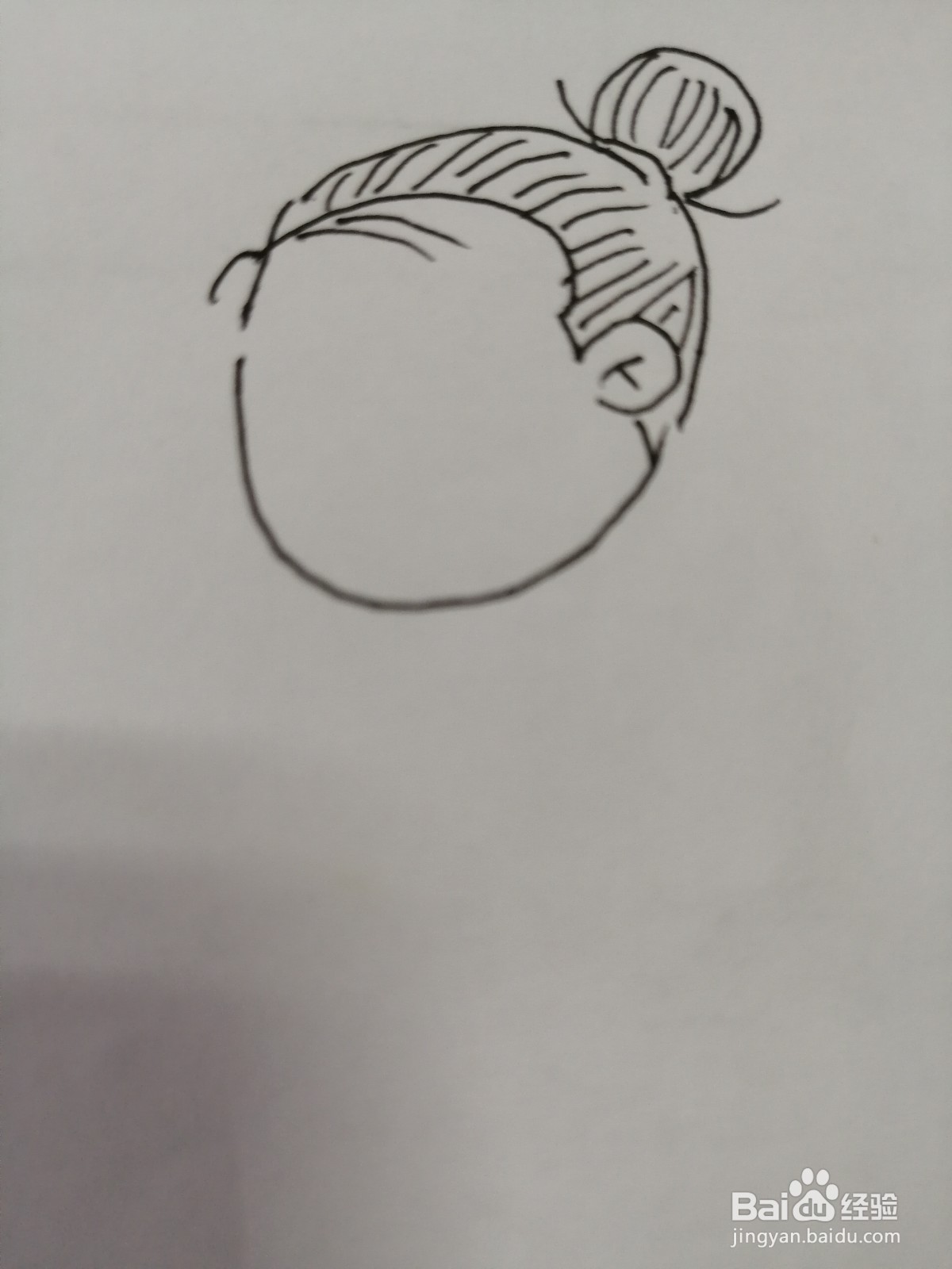 简笔画老奶奶怎么画