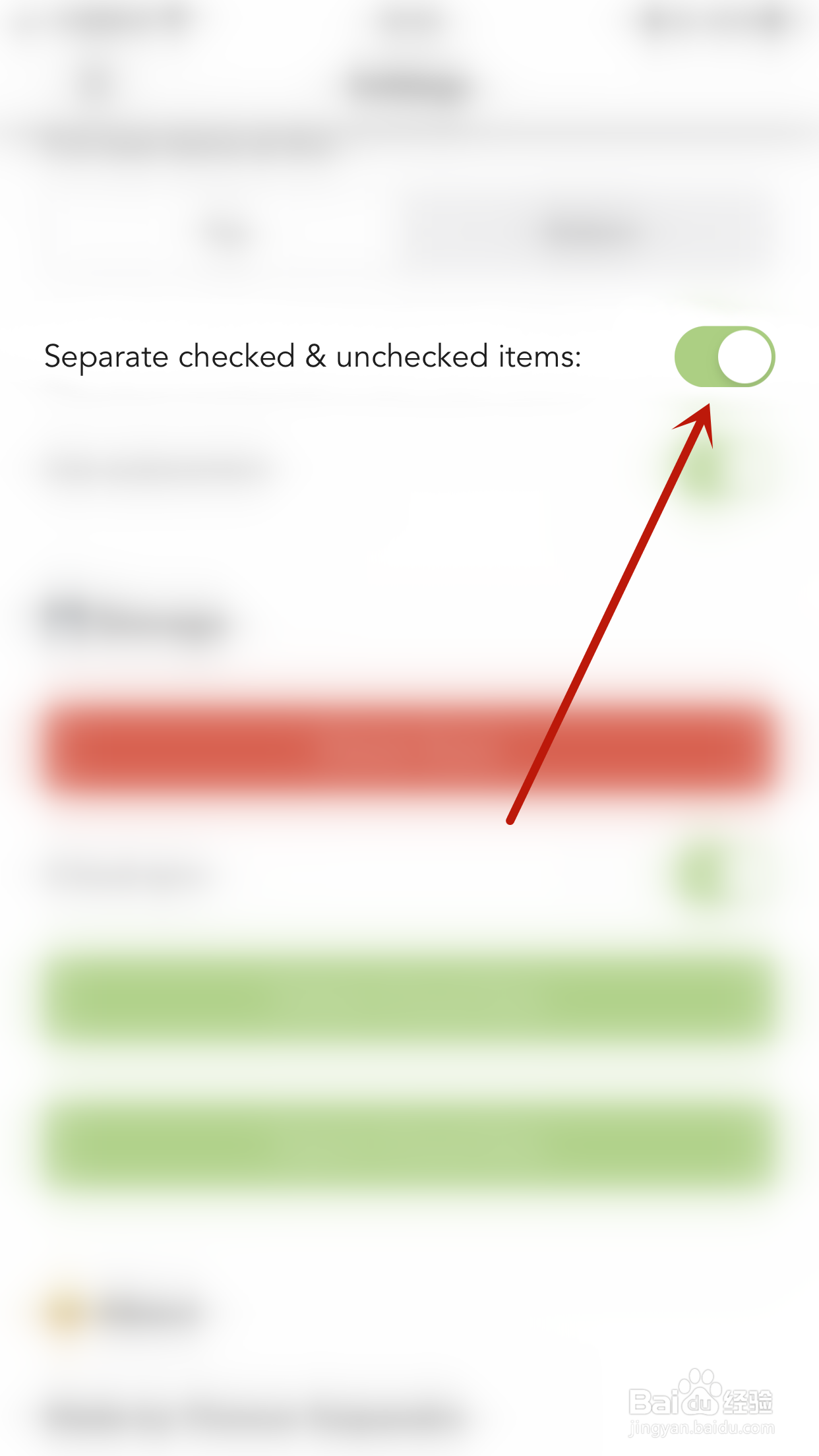 如何开启List To do Separate checked