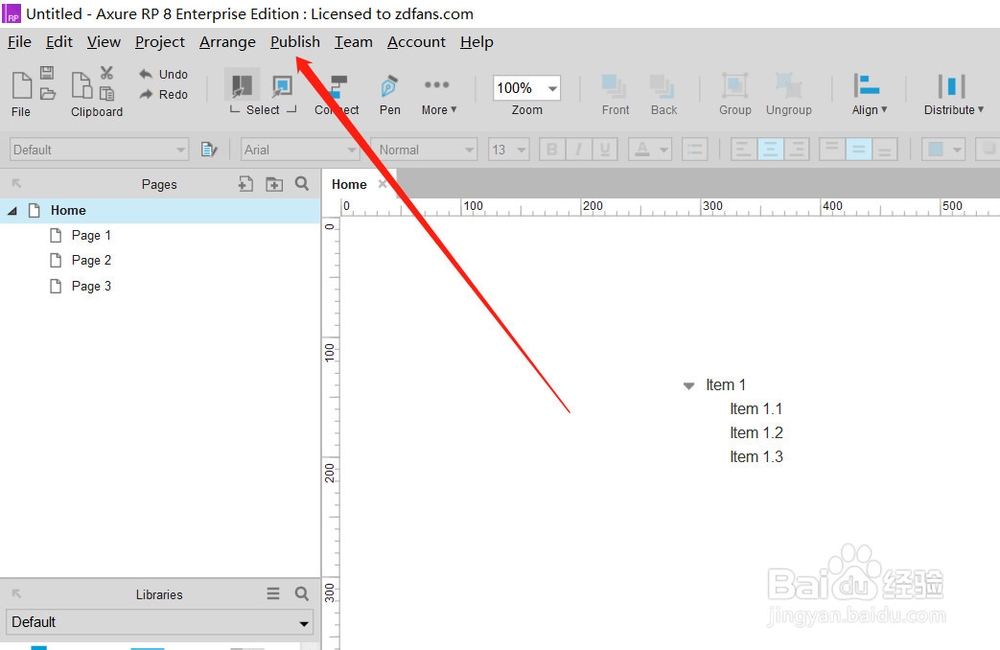 Axure如何通过IE浏览器进行预览,详细教程