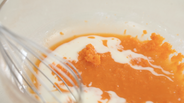 胡萝卜戚风蒸蛋糕