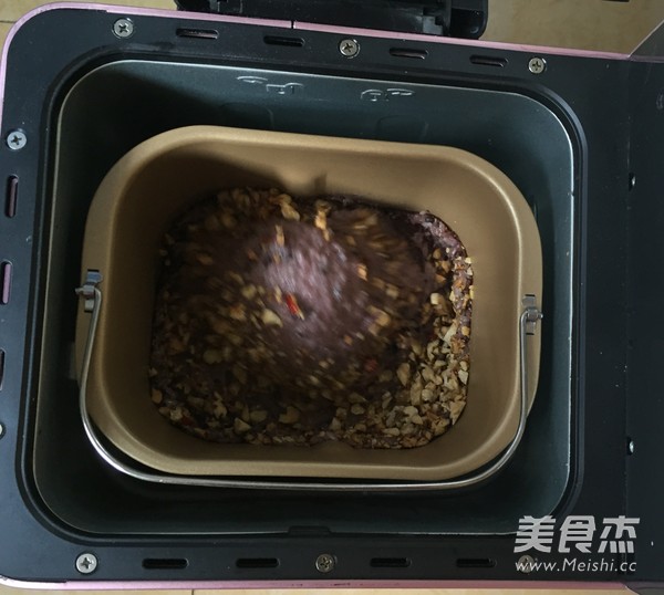 红枣核桃紫米年糕