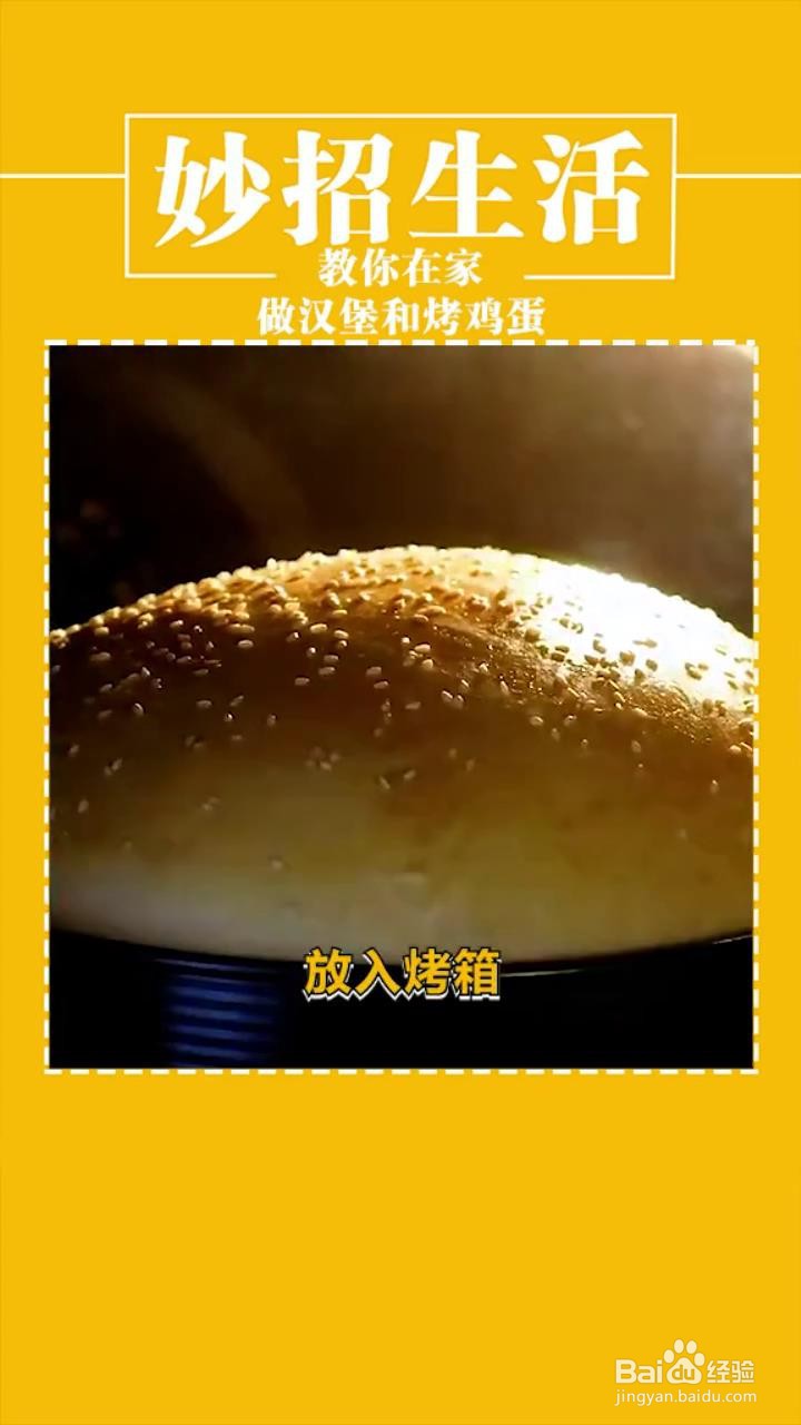 如何在家做汉堡和烤鸡蛋？