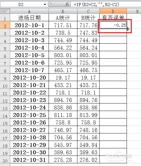 轻松学Excel：[2]疯狂来找茬，数据找不同