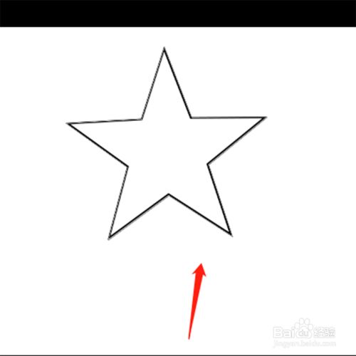 在ps中如何绘制五角星图形