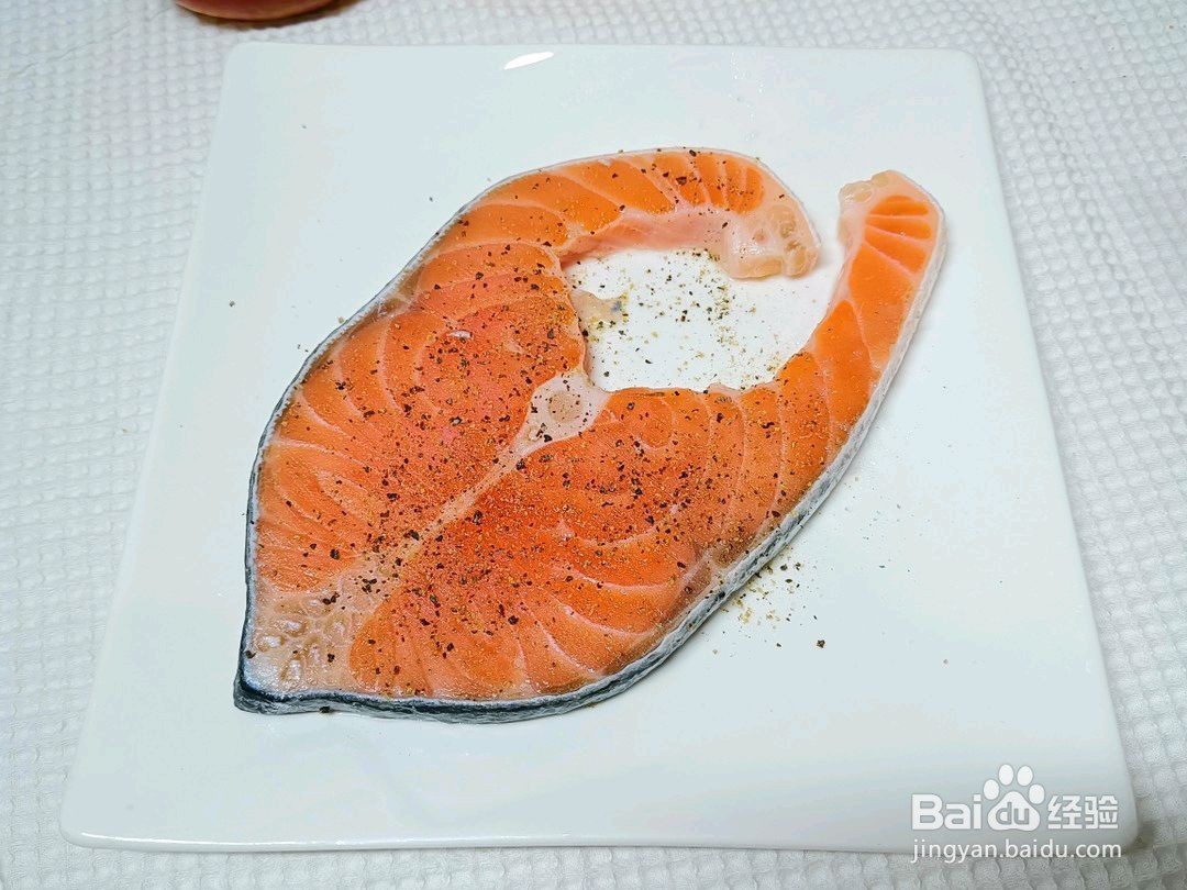 柠檬香煎三文鱼的做法