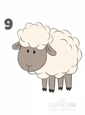 如何为孩子们画羊