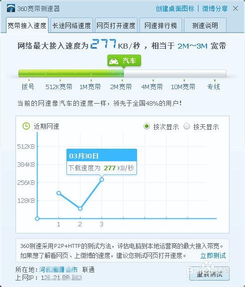史上最简单宽带测速方法