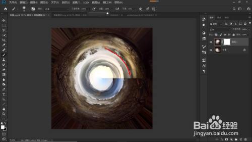 使用极坐标制作酷炫的圆形全景图