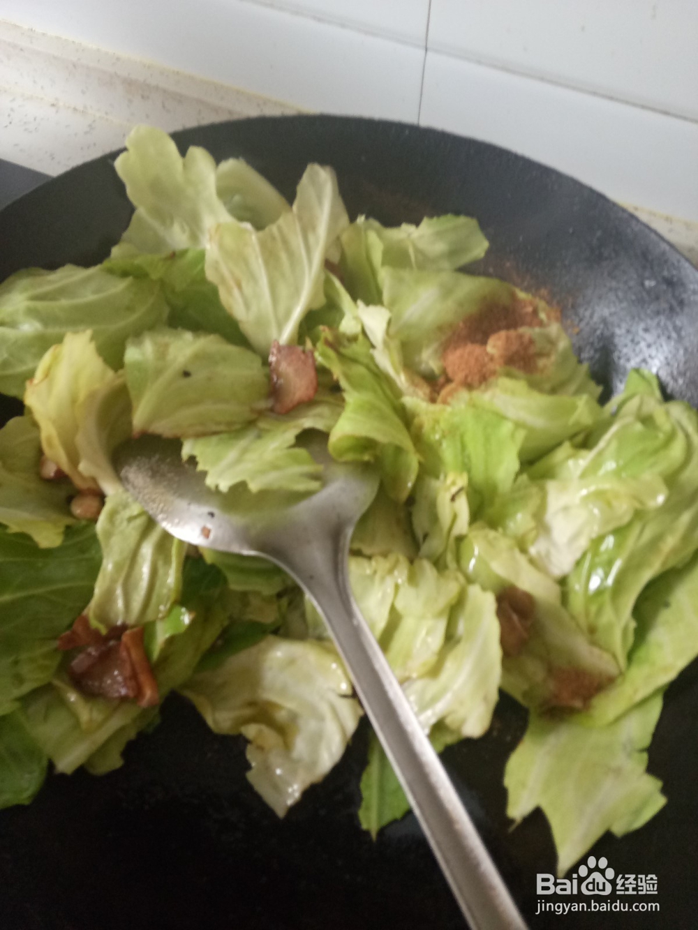 简单包菜炒肉