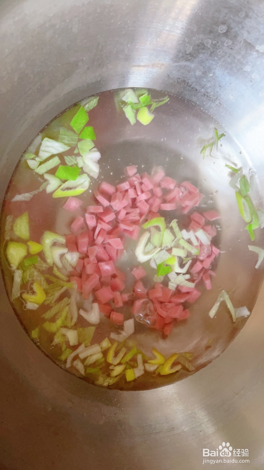 火腿菠菜汤的做法