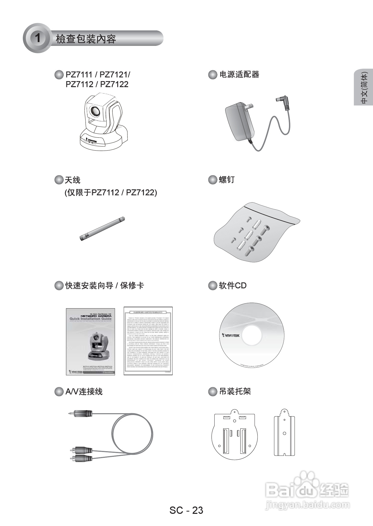 VIVOTEK PZ7111网路摄影机说明书
