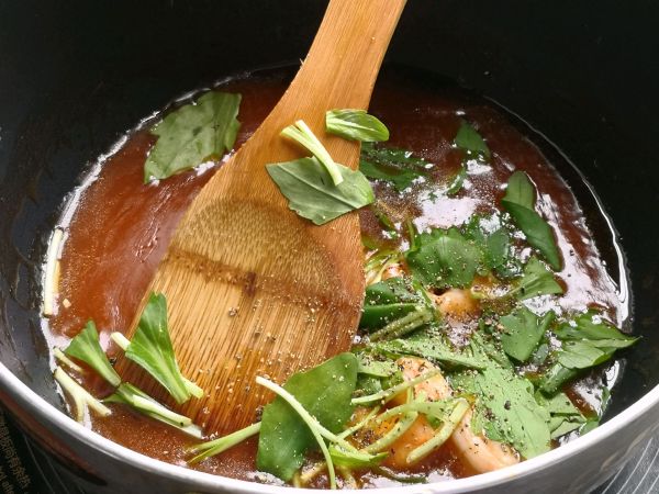 茄汁虾仁拌意大利面