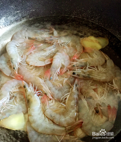家庭自制白灼虾