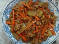 酸甜萝卜炒瘦肉