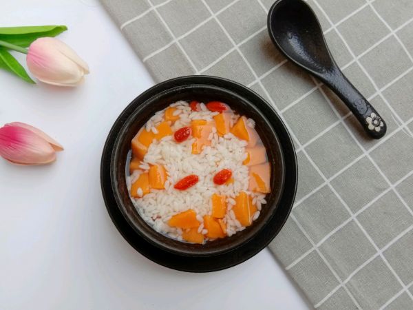 桂花红薯酒酿羹