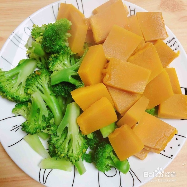 教你做西兰花玉米鸡肉糕