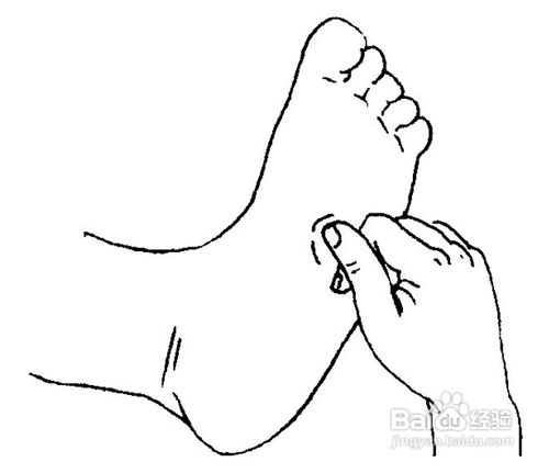自我按摩足部快速治疗痛经的常用手法