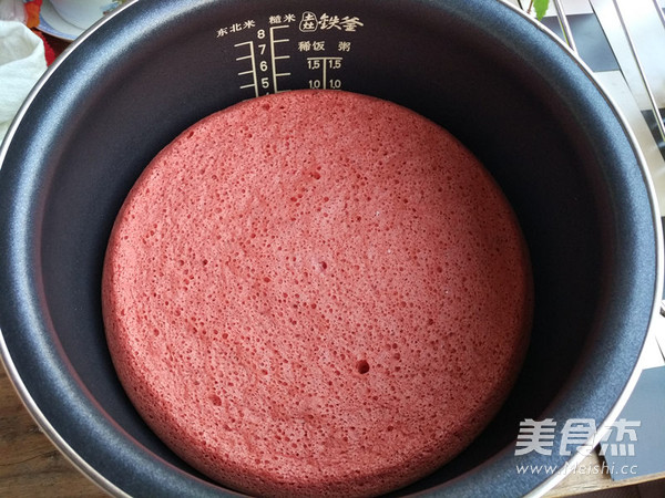 电饭煲红曲蛋糕