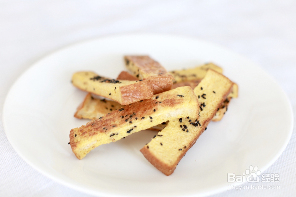 在家也能做的吐司芝麻条