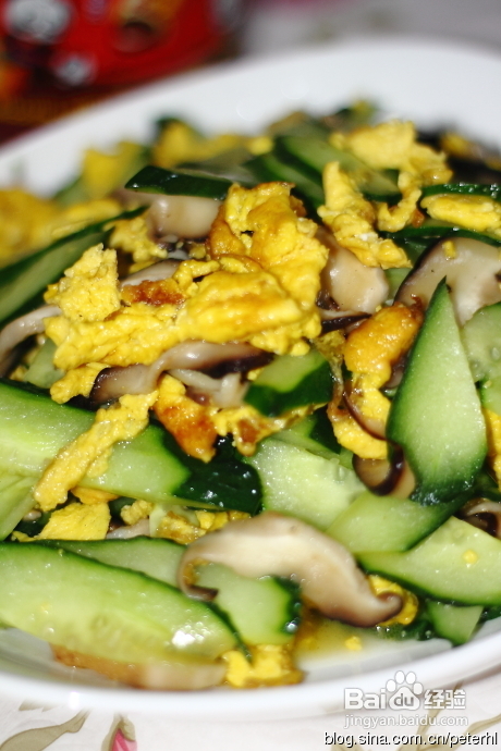 家常菜之黄瓜炒鸡蛋