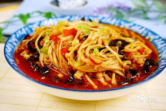 鱼香金针菇的家常做法